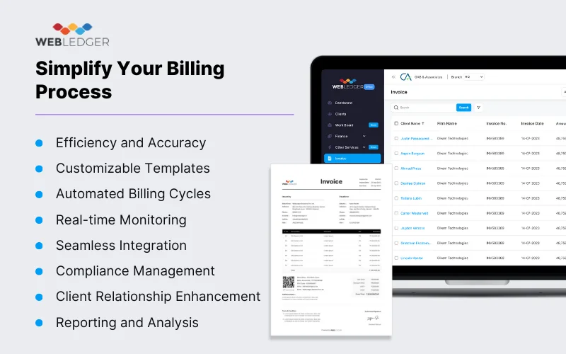 Benefits Of WebLedger Billing And Invoicing Software