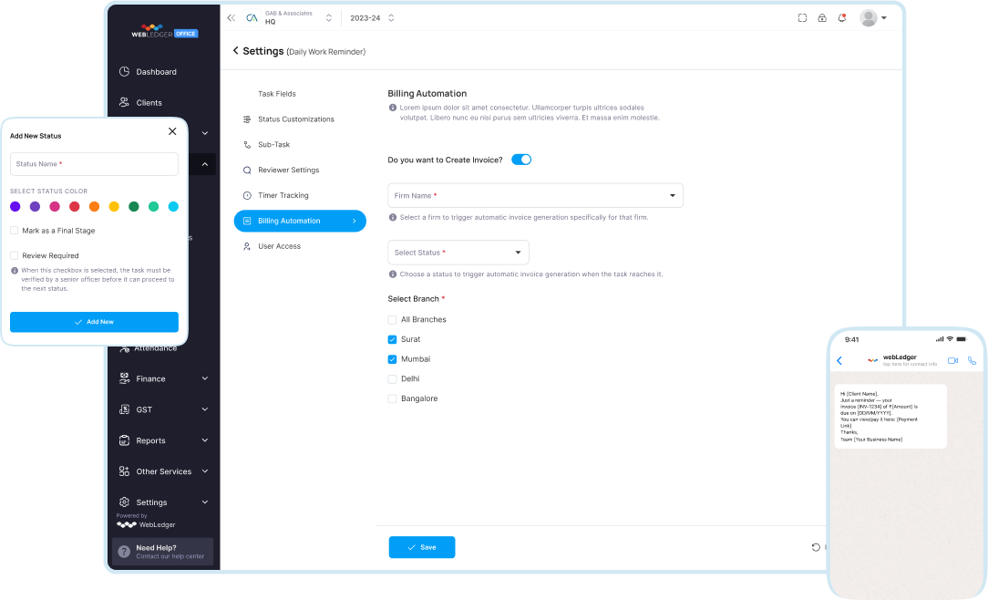 Billing & Follow-ups