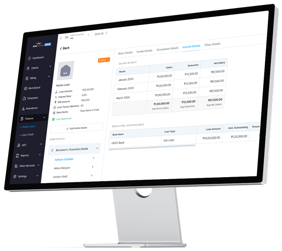 retail loan sub pages